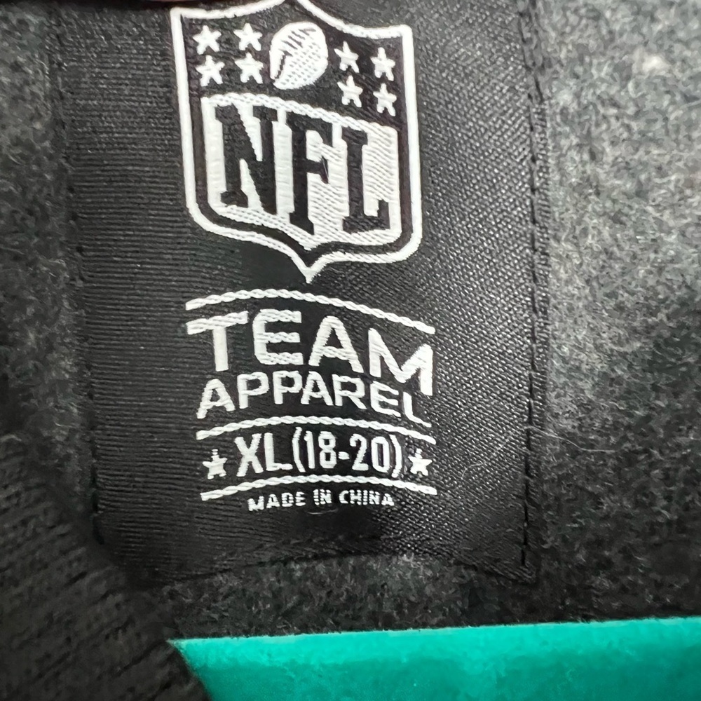 Gray and Black Varsity Style Jacket with LA Rams Logo - Picture 5 of 11